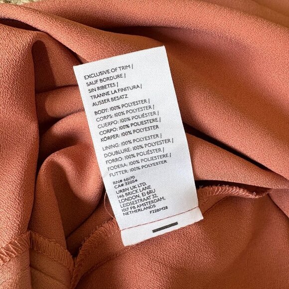 BHLDN Blush Pink Gown | Size 16W | Deep V-Neck + High Slit ๐ - Picture 11 of 11